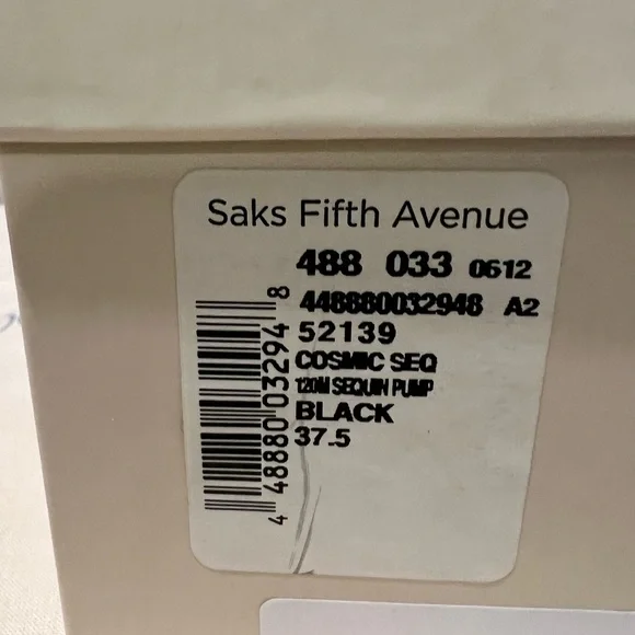 Jimmy Choo COSMIC Black Sequin Patent Leather Platform - Picture 11 of 13